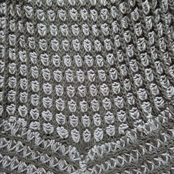 Sleeping On Snow Wool Blend Cardigan Womens S/M Sleeveless Black Chunky Wrap - Picture 5 of 7